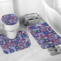 Filipino Maligayang Pasko Bathroom Set Pacific Patchwork Xmas Vibes - Polynesian Pride