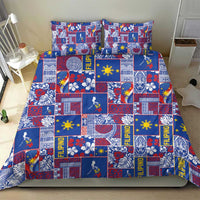 Filipino Maligayang Pasko Bedding Set Pacific Patchwork Xmas Vibes - Polynesian Pride