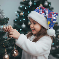 Filipino Maligayang Pasko Christmas Santa Hat Pacific Patchwork Xmas Vibes - Polynesian Pride