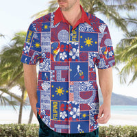 Filipino Maligayang Pasko Hawaiian Shirt Pacific Patchwork Xmas Vibes - Polynesian Pride