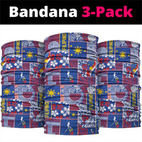 Filipino Maligayang Pasko Neck Gaiter Pacific Patchwork Xmas Vibes - Polynesian Pride