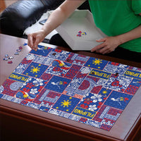 Filipino Maligayang Pasko Puzzle Pacific Patchwork Xmas Vibes - Polynesian Pride
