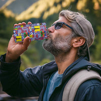 New Caledonia Joyeux Noel 4 in 1 Can Cooler Tumbler Pacific Patchwork Xmas Vibes - Polynesian Pride