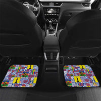New Caledonia Joyeux Noel Car Mats Pacific Patchwork Xmas Vibes - Polynesian Pride