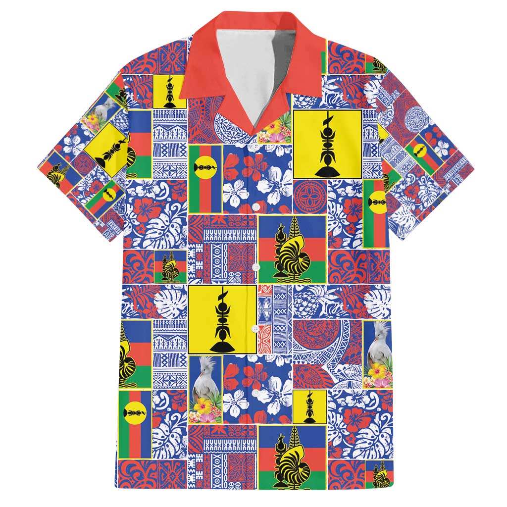 New Caledonia Joyeux Noel Family Matching Puletasi and Hawaiian Shirt Pacific Patchwork Xmas Vibes - Polynesian Pride