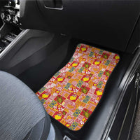 Niue Monuina e Kilisimasi Car Mats Pacific Patchwork Xmas Vibes - Polynesian Pride