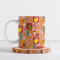 Niue Monuina e Kilisimasi Ceramic Mug Pacific Patchwork Xmas Vibes - Polynesian Pride
