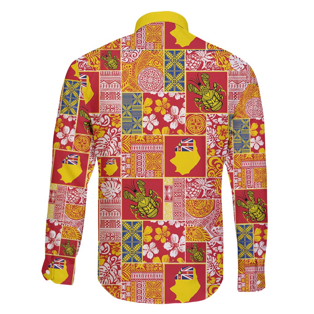 Niue Monuina e Kilisimasi Family Matching Puletasi and Hawaiian Shirt Pacific Patchwork Xmas Vibes - Polynesian Pride