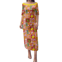 Niue Monuina e Kilisimasi Family Matching Puletasi and Hawaiian Shirt Pacific Patchwork Xmas Vibes - Polynesian Pride