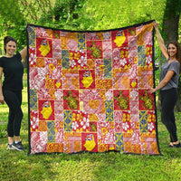 Niue Monuina e Kilisimasi Quilt Pacific Patchwork Xmas Vibes - Polynesian Pride