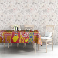 Niue Monuina e Kilisimasi Tablecloth Pacific Patchwork Xmas Vibes - Polynesian Pride