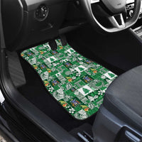 Norfolk Island Meri Krismas Car Mats Pacific Patchwork Xmas Vibes - Polynesian Pride