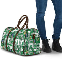 Norfolk Island Meri Krismas Travel Bag Pacific Patchwork Xmas Vibes - Polynesian Pride