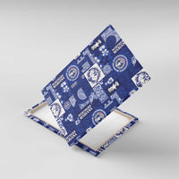 Northern Mariana Islands Magof Nochebuena Canvas Wall Art Pacific Patchwork Xmas Vibes - Polynesian Pride