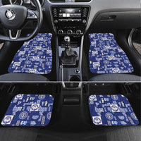 Northern Mariana Islands Magof Nochebuena Car Mats Pacific Patchwork Xmas Vibes - Polynesian Pride