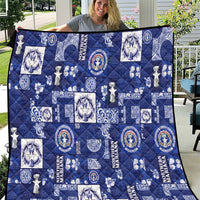 Northern Mariana Islands Magof Nochebuena Quilt Pacific Patchwork Xmas Vibes - Polynesian Pride