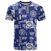 Northern Mariana Islands Magof Nochebuena T Shirt Pacific Patchwork Xmas Vibes - Polynesian Pride