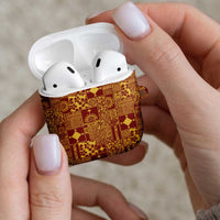 Rotuma Faiakse'ea 'e Kirisimasi AirPods Case Pacific Patchwork Xmas Vibes - Polynesian Pride