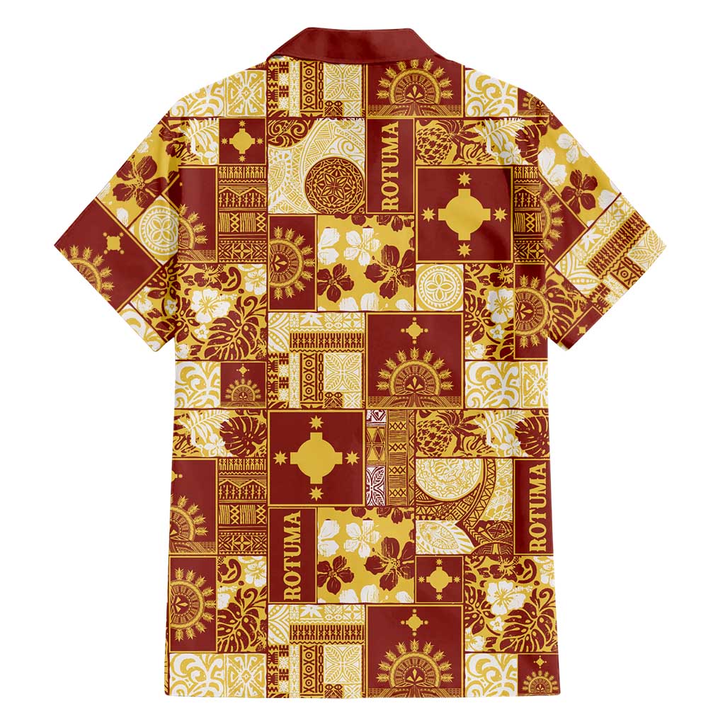 Rotuma Faiakse'ea 'e Kirisimasi Family Matching Summer Maxi Dress and Hawaiian Shirt Pacific Patchwork Xmas Vibes LT9 - Polynesian Pride