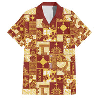 Rotuma Faiakse'ea 'e Kirisimasi Hawaiian Shirt Pacific Patchwork Xmas Vibes - Polynesian Pride