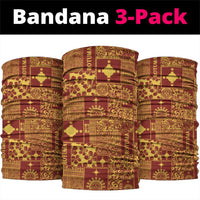 Rotuma Faiakse'ea 'e Kirisimasi Neck Gaiter Pacific Patchwork Xmas Vibes - Polynesian Pride