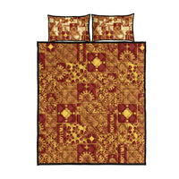 Rotuma Faiakse'ea 'e Kirisimasi Quilt Bed Set Pacific Patchwork Xmas Vibes - Polynesian Pride