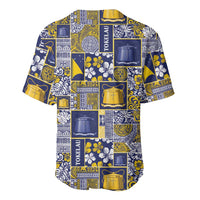 Tokelau Manuia te Kilihimahi Baseball Jersey Pacific Patchwork Xmas Vibes - Polynesian Pride