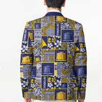 Tokelau Manuia te Kilihimahi Blazer Pacific Patchwork Xmas Vibes - Polynesian Pride