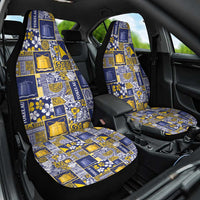 Tokelau Manuia te Kilihimahi Car Seat Cover Pacific Patchwork Xmas Vibes - Polynesian Pride