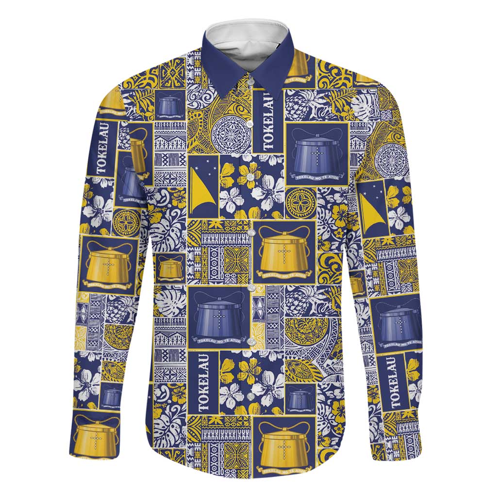 Tokelau Manuia te Kilihimahi Family Matching Puletasi and Hawaiian Shirt Pacific Patchwork Xmas Vibes - Polynesian Pride