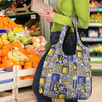 Tokelau Manuia te Kilihimahi Grocery Bag Pacific Patchwork Xmas Vibes - Polynesian Pride