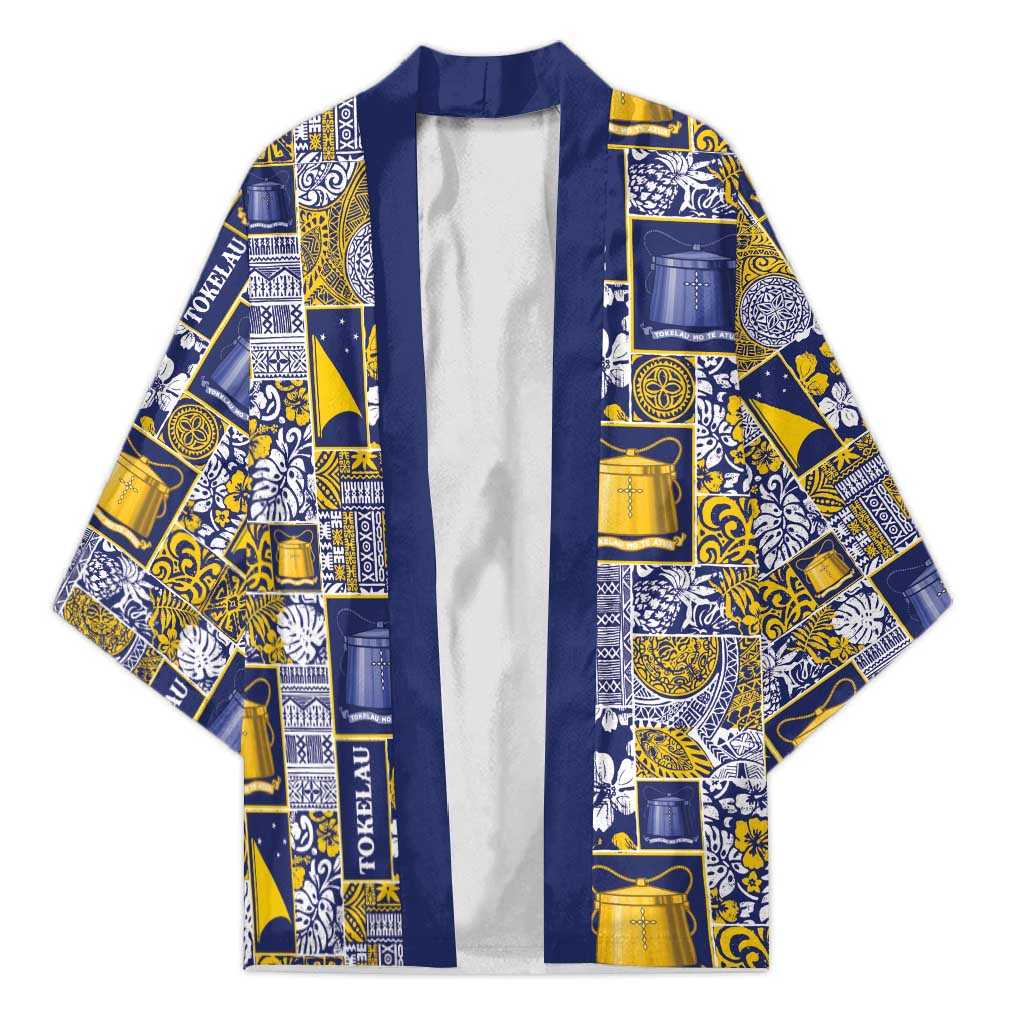 Tokelau Manuia te Kilihimahi Kimono Pacific Patchwork Xmas Vibes - Polynesian Pride
