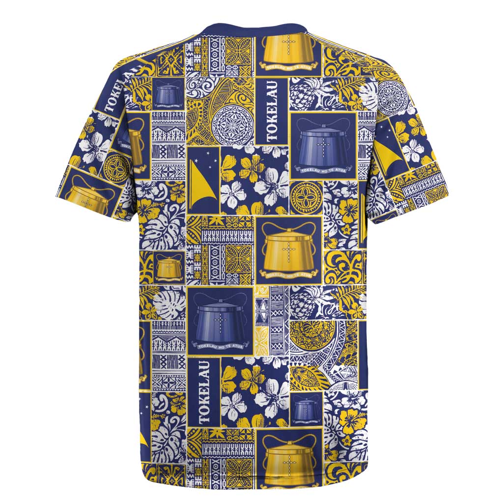 Tokelau Manuia te Kilihimahi Rugby Jersey Pacific Patchwork Xmas Vibes - Polynesian Pride