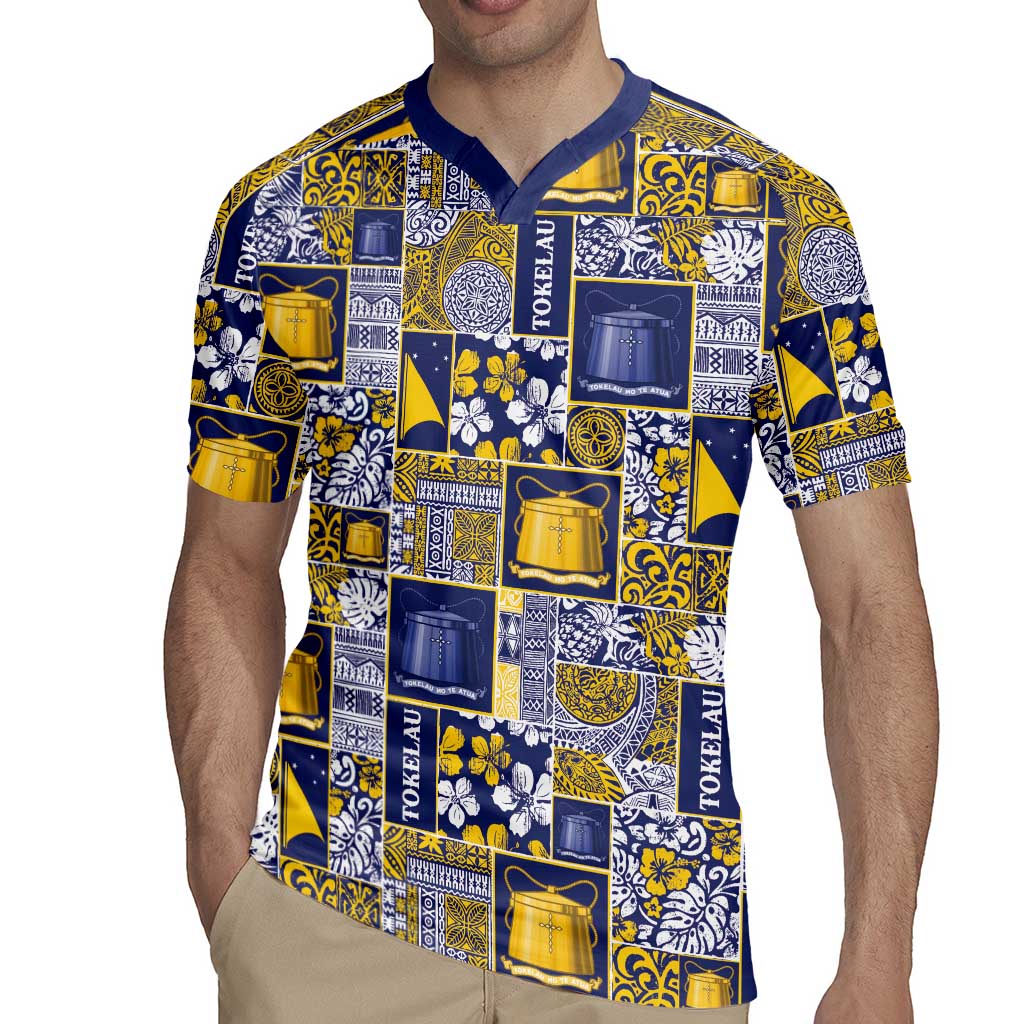 Tokelau Manuia te Kilihimahi Rugby Jersey Pacific Patchwork Xmas Vibes - Polynesian Pride