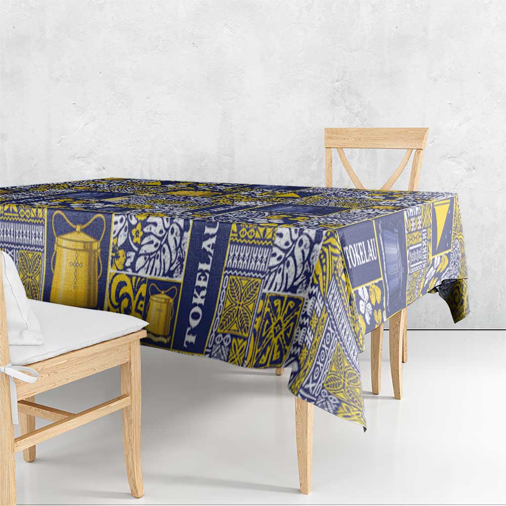 Tokelau Manuia te Kilihimahi Tablecloth Pacific Patchwork Xmas Vibes - Polynesian Pride