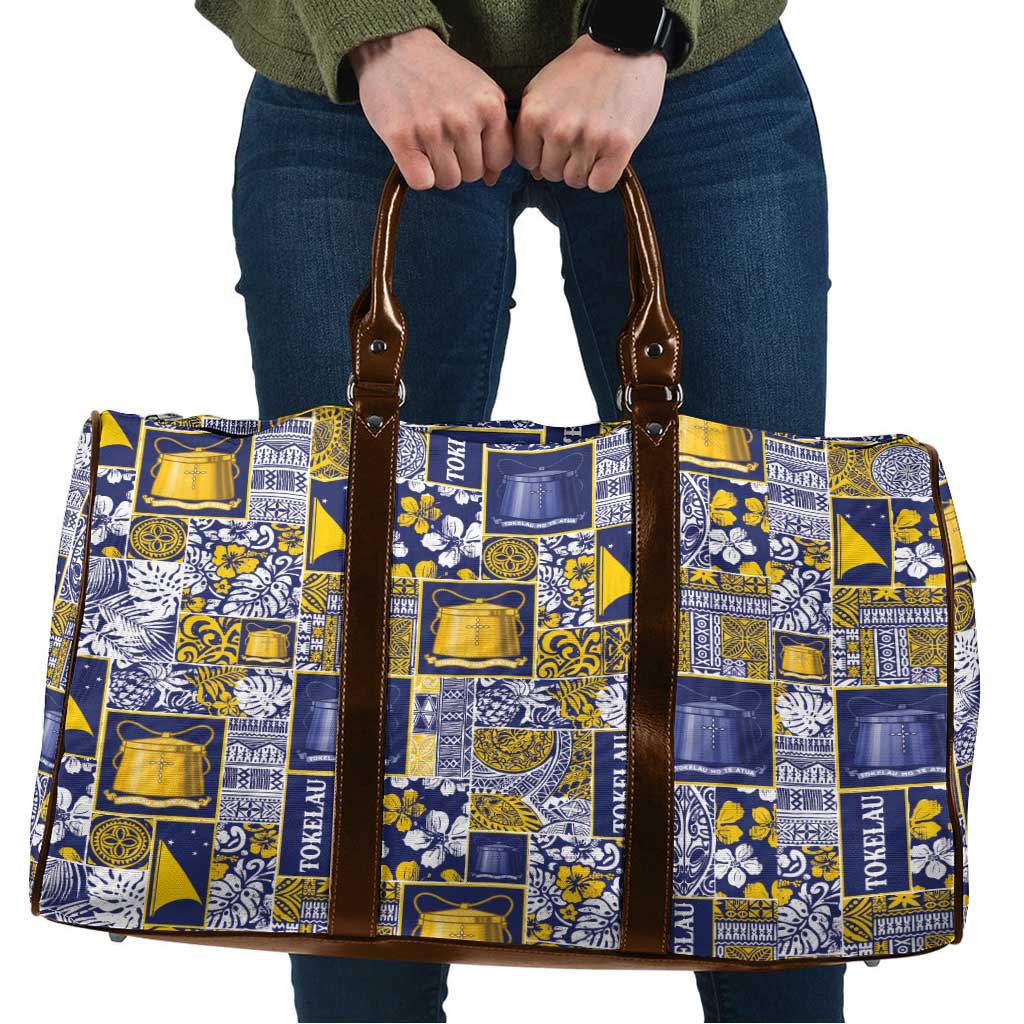 Tokelau Manuia te Kilihimahi Travel Bag Pacific Patchwork Xmas Vibes - Polynesian Pride