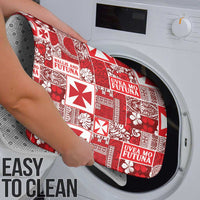 Wallis Et Futuna Kilisimasi Fiefia Bathroom Set Pacific Patchwork Xmas Vibes - Polynesian Pride