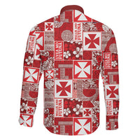 Wallis Et Futuna Kilisimasi Fiefia Family Matching Long Sleeve Bodycon Dress and Hawaiian Shirt Pacific Patchwork Xmas Vibes LT9 - Polynesian Pride