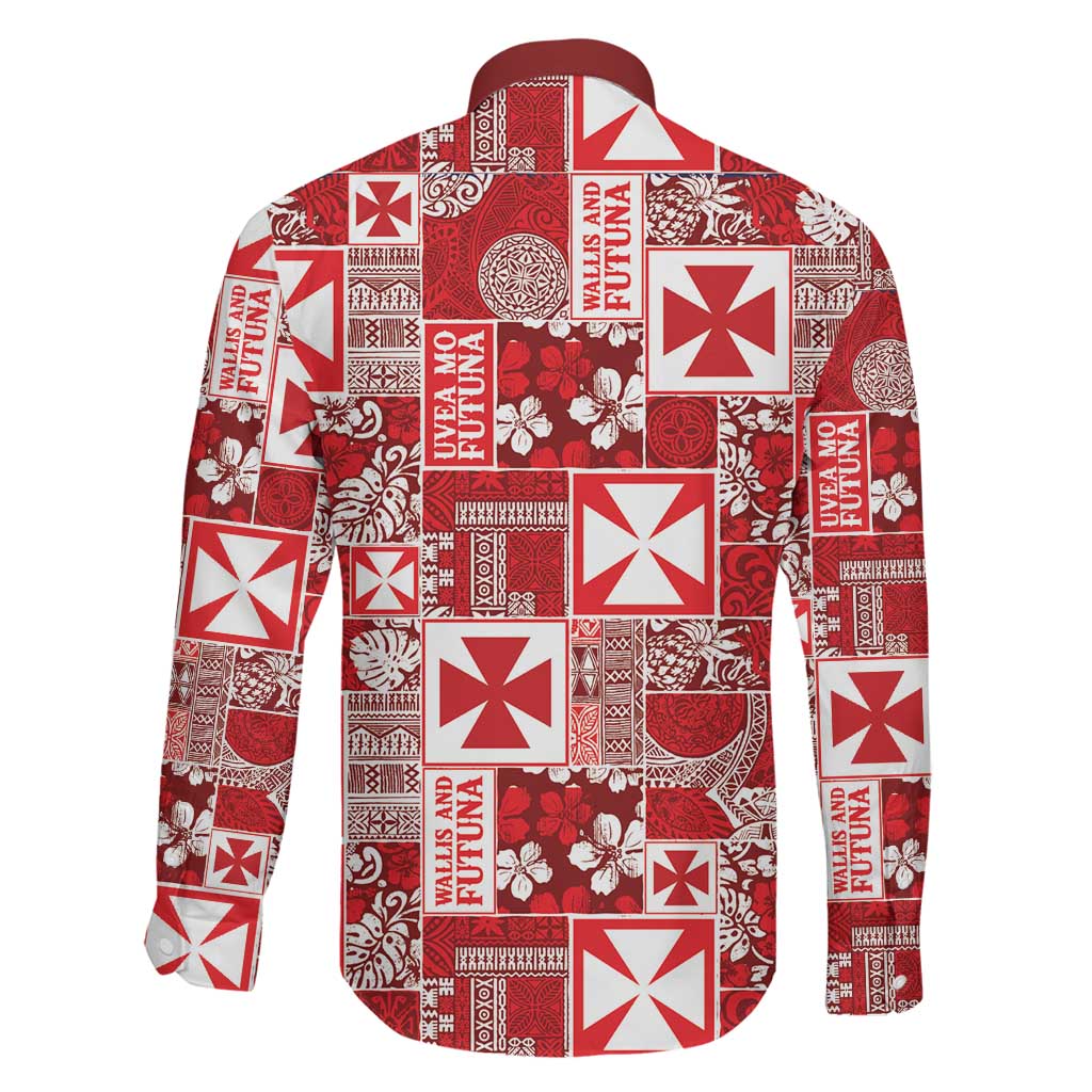Wallis Et Futuna Kilisimasi Fiefia Family Matching Off Shoulder Maxi Dress and Hawaiian Shirt Pacific Patchwork Xmas Vibes LT9 - Polynesian Pride