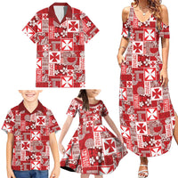 Wallis Et Futuna Kilisimasi Fiefia Family Matching Summer Maxi Dress and Hawaiian Shirt Pacific Patchwork Xmas Vibes LT9 - Polynesian Pride