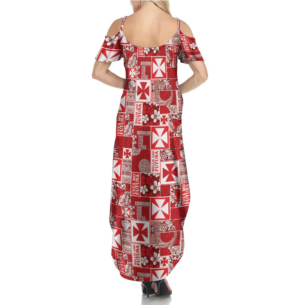 Wallis Et Futuna Kilisimasi Fiefia Family Matching Summer Maxi Dress and Hawaiian Shirt Pacific Patchwork Xmas Vibes LT9 - Polynesian Pride