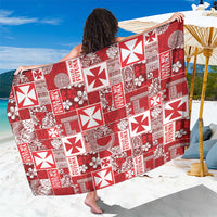 Wallis Et Futuna Kilisimasi Fiefia Sarong Pacific Patchwork Xmas Vibes - Polynesian Pride