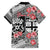 Fiji Tonga Coat of Arm Personalised Hawaiian Shirt With Masi Tapa and Tongan Ngatu Together LT9 - Polynesian Pride