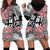 Fiji Tonga Coat of Arm Personalised Hoodie Dress With Masi Tapa and Tongan Ngatu Together LT9 - Polynesian Pride