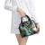 Polynesian Tribal Tattoo Shoulder Handbag Green Marble Pattern