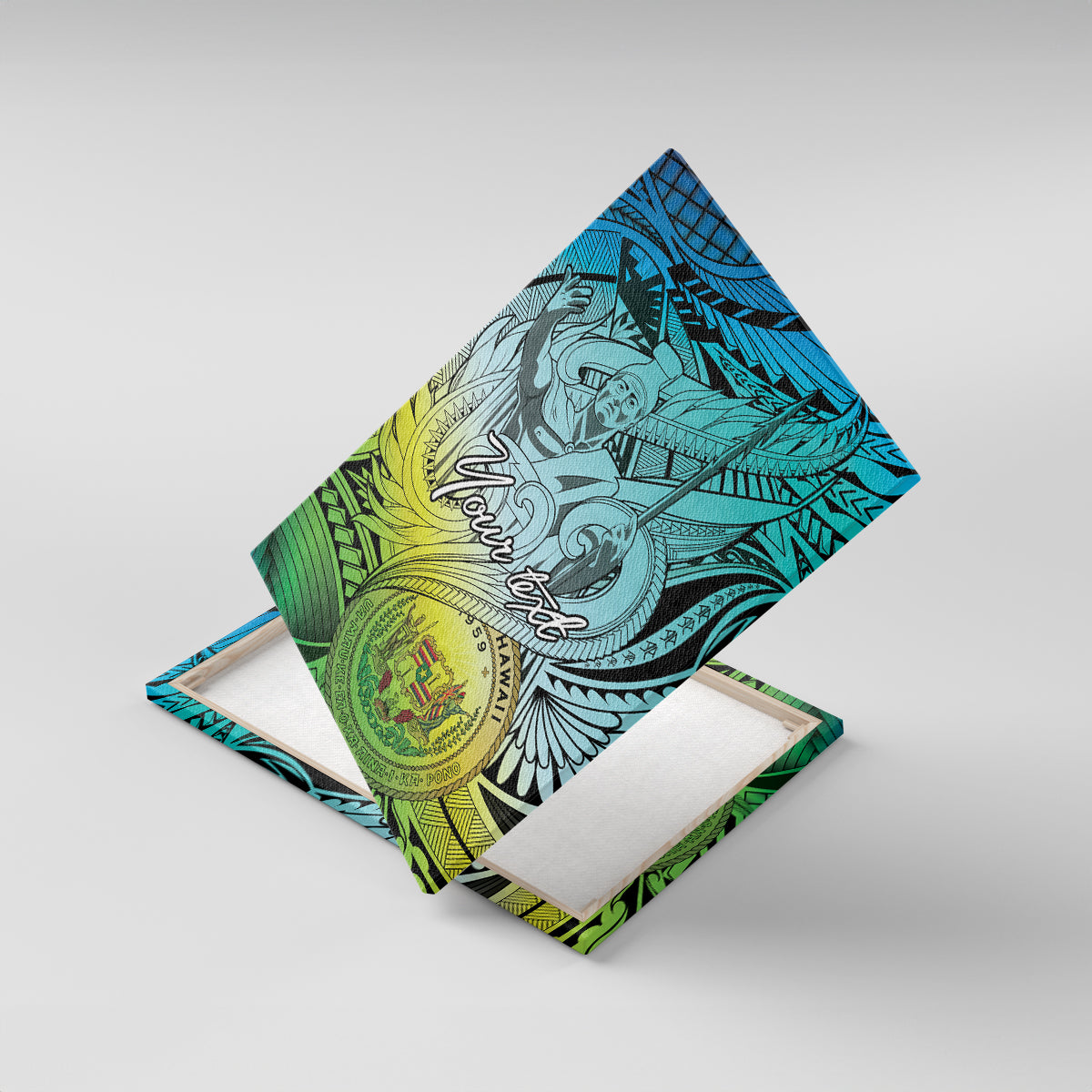 Personalised Aloha King Kamehameha Spirits Canvas Wall Art Art Special