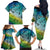 Personalised Aloha King Kamehameha Spirits Family Matching Off Shoulder Long Sleeve Dress and Hawaiian Shirt Art Special LT9 - Polynesian Pride