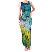 Personalised Aloha King Kamehameha Spirits Family Matching Tank Maxi Dress and Hawaiian Shirt Art Special LT9 Mom's Dress Art - Polynesian Pride