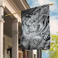 Personalised Aloha King Kamehameha Spirits Garden Flag Grey Special