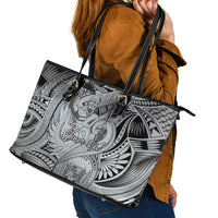 Personalised Aloha King Kamehameha Spirits Leather Tote Bag Grey Special